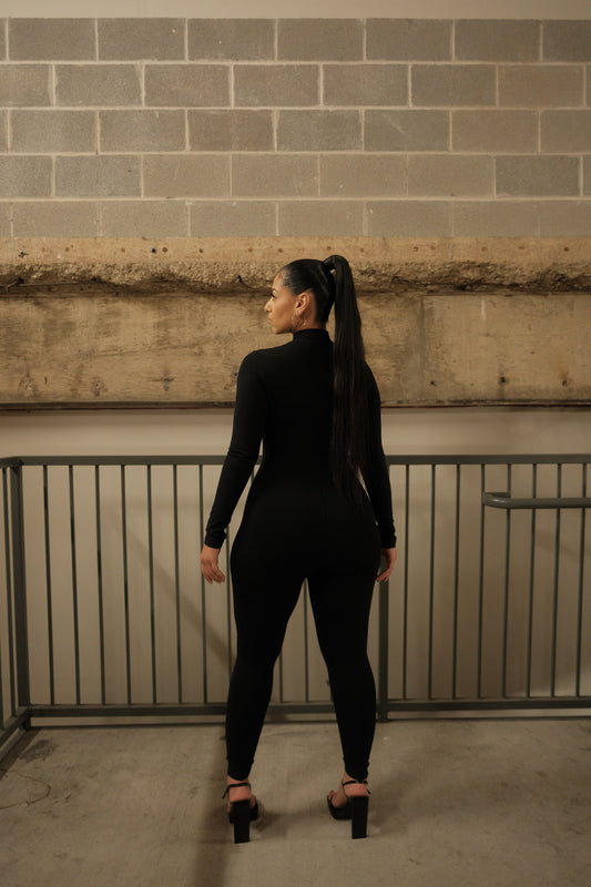 Sky Black Jumpsuit